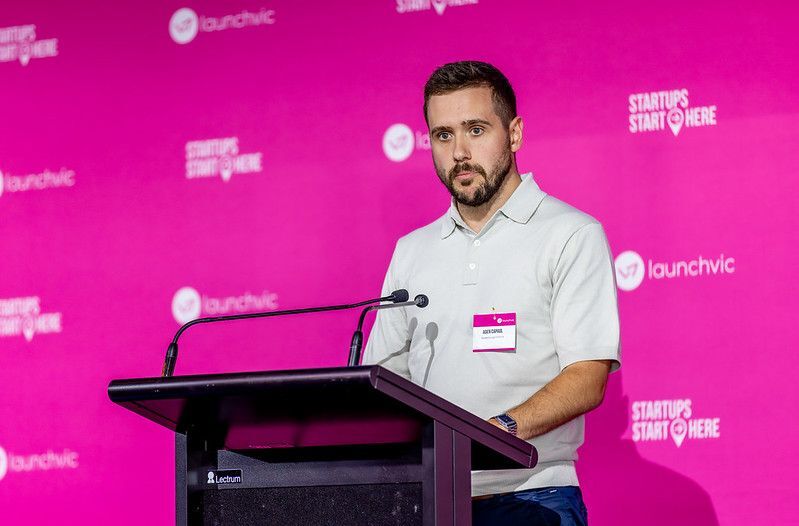 BV’s Aden Capaul presenting at The Investor Reverse Pitch Night