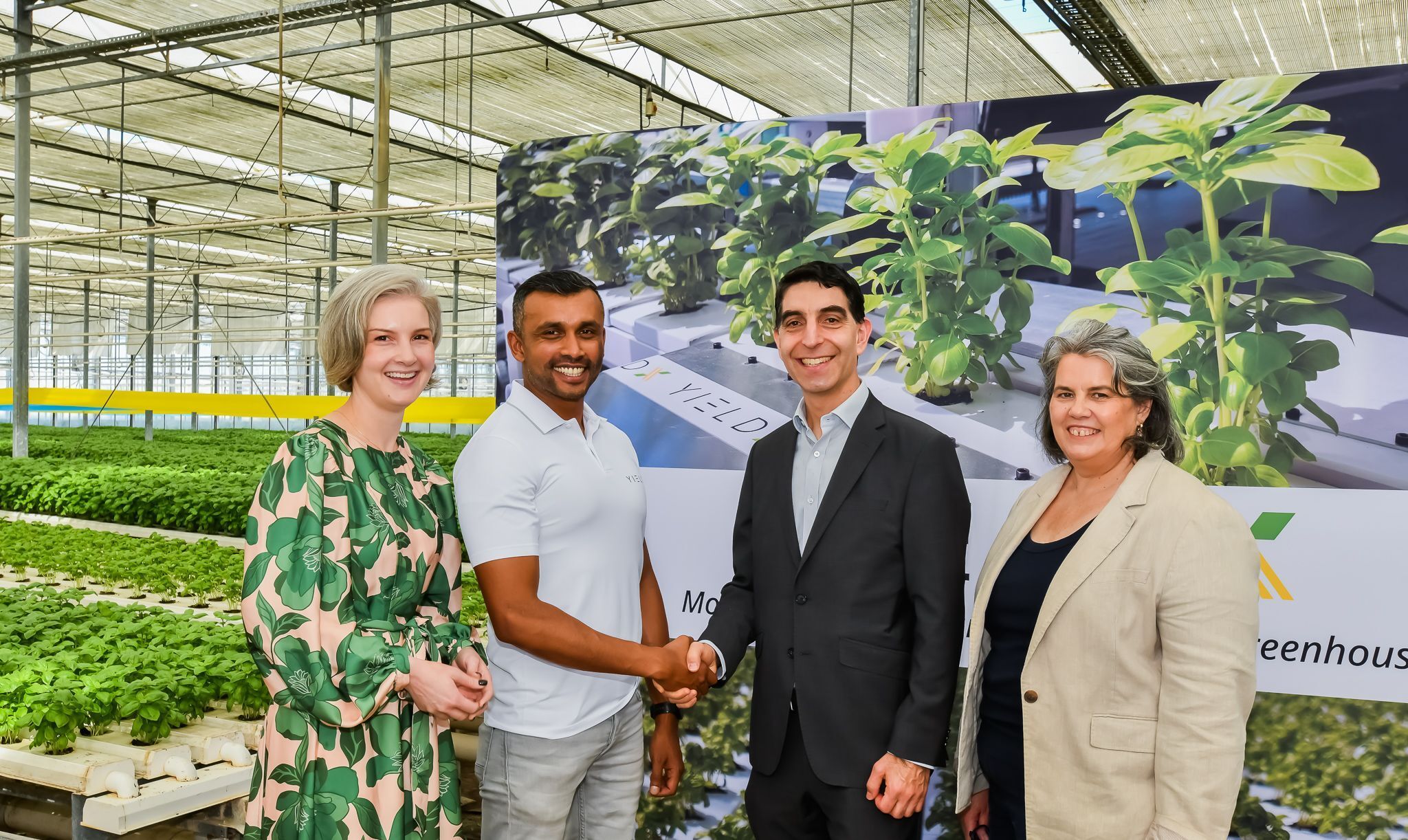 BV's Lauren Morrey at the YieldX launch in Lyndhurst, Victoria